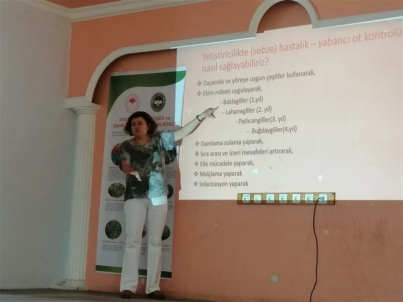 Sökeli kadınlara organik tarım eğitimi verildi