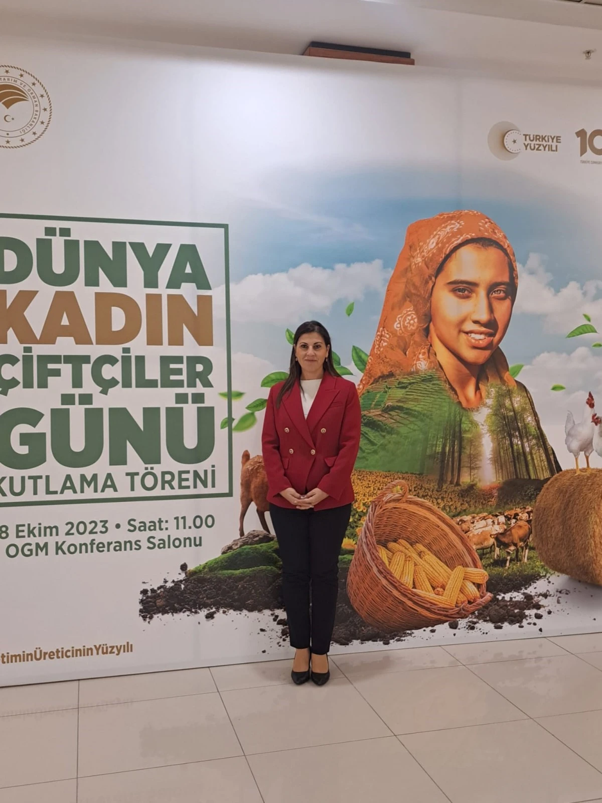 Sökeli Kadın Çiftçi Nilgün Ünsel, Aydın'ı temsil etti