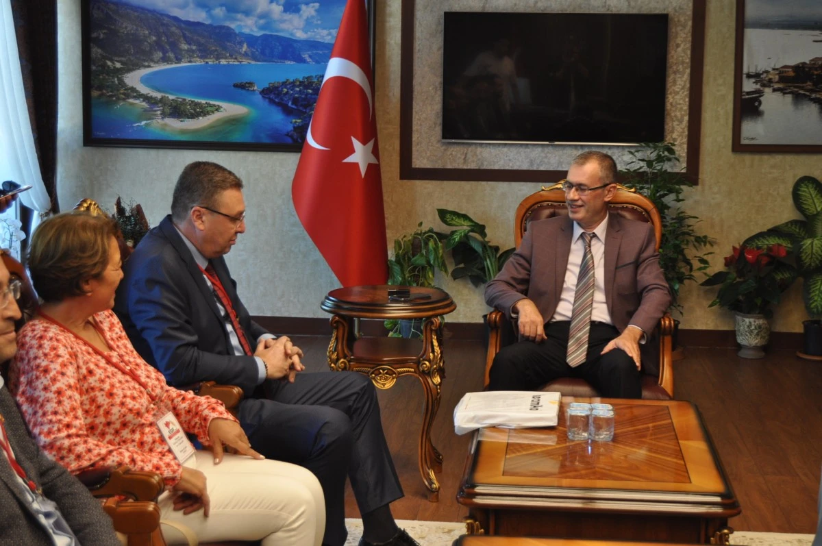 Ege Gazeteciler Federasyonu’ndan Kaymakam Ertaş’a ziyaret