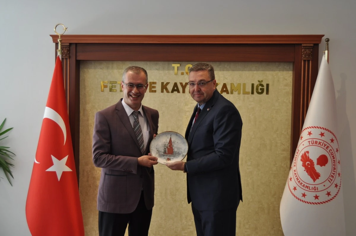 Ege Gazeteciler Federasyonu’ndan Kaymakam Ertaş’a ziyaret
