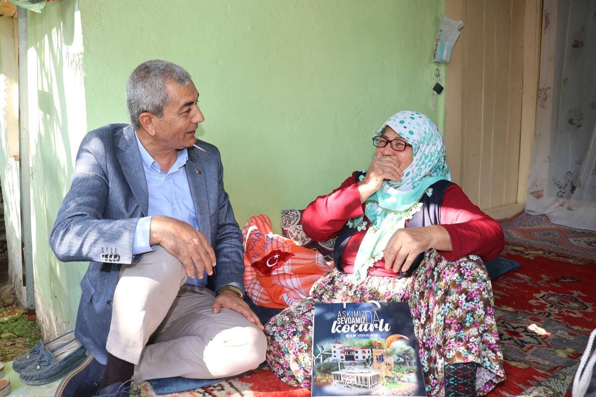 Başkan Kaplan'dan yaşlı çınarlara doğum günü sürprizi