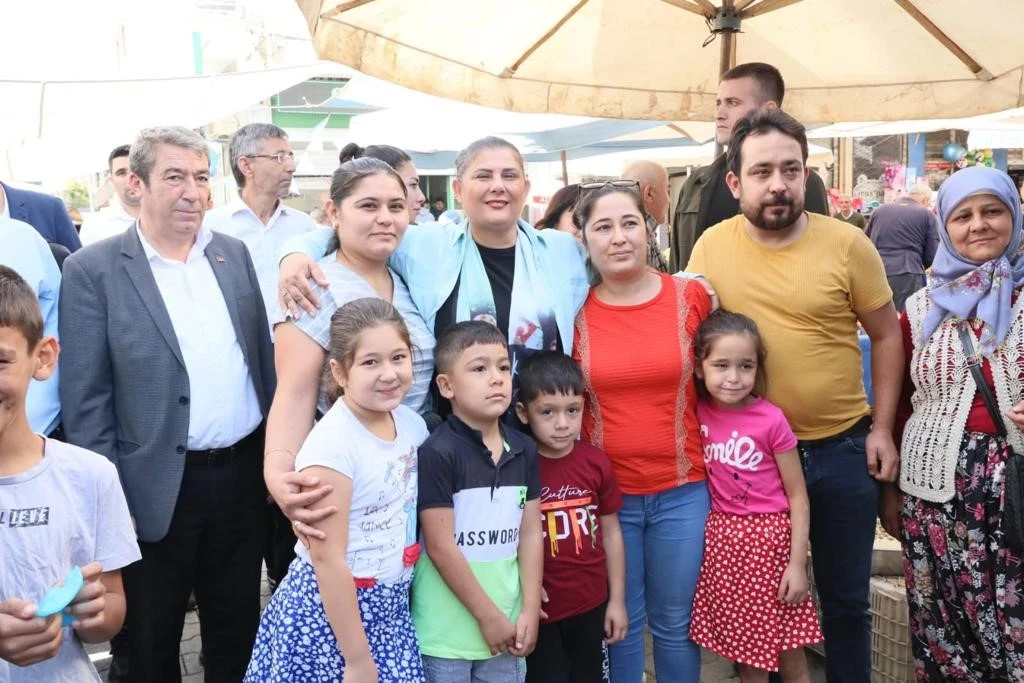 Başkan Çerçioğlu Köşk pazarını ziyaret etti