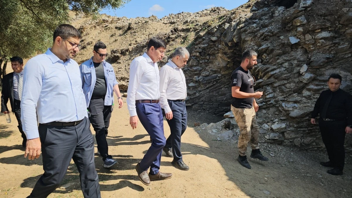 Mastaura Antik Kenti protokolü ağırladı