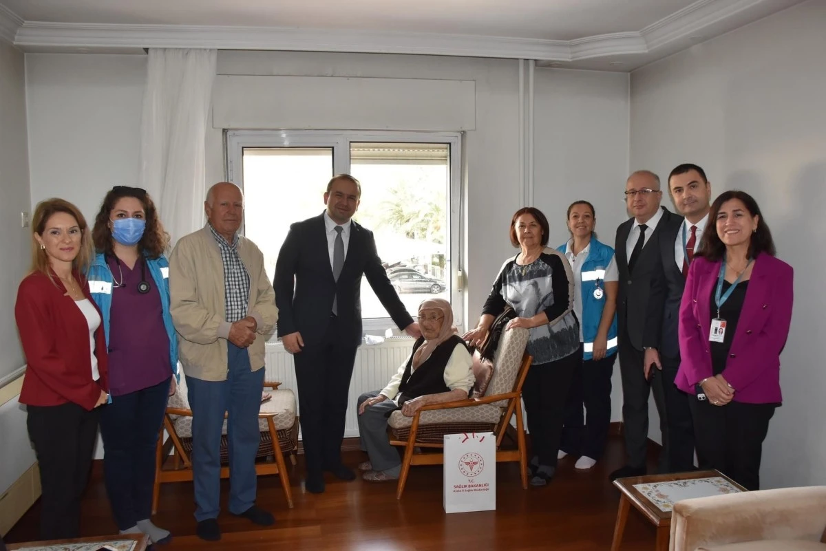 İl Sağlık Müdürü Şenkul, yaşlı çınarları unutmadı