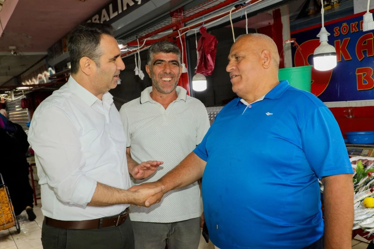 Söke pazarcı esnafından Akkentli'ye büyük destek