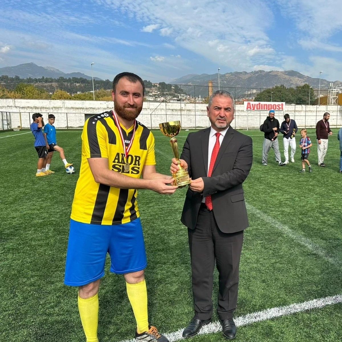 Türkiye Yüzyılı Futbol Turnuvası'nda şampiyon 'Çine Müftülüğü' oldu