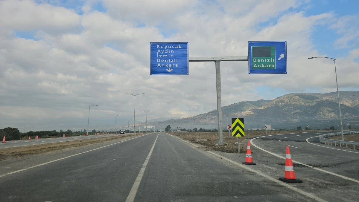 Kuyucak-Denizli Otoyolu hizmete açıldı