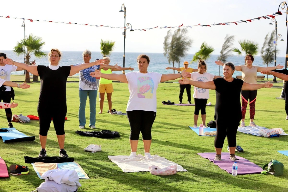 Didim Belediyesi’nin pilates etkinlikleri devam ediyor
