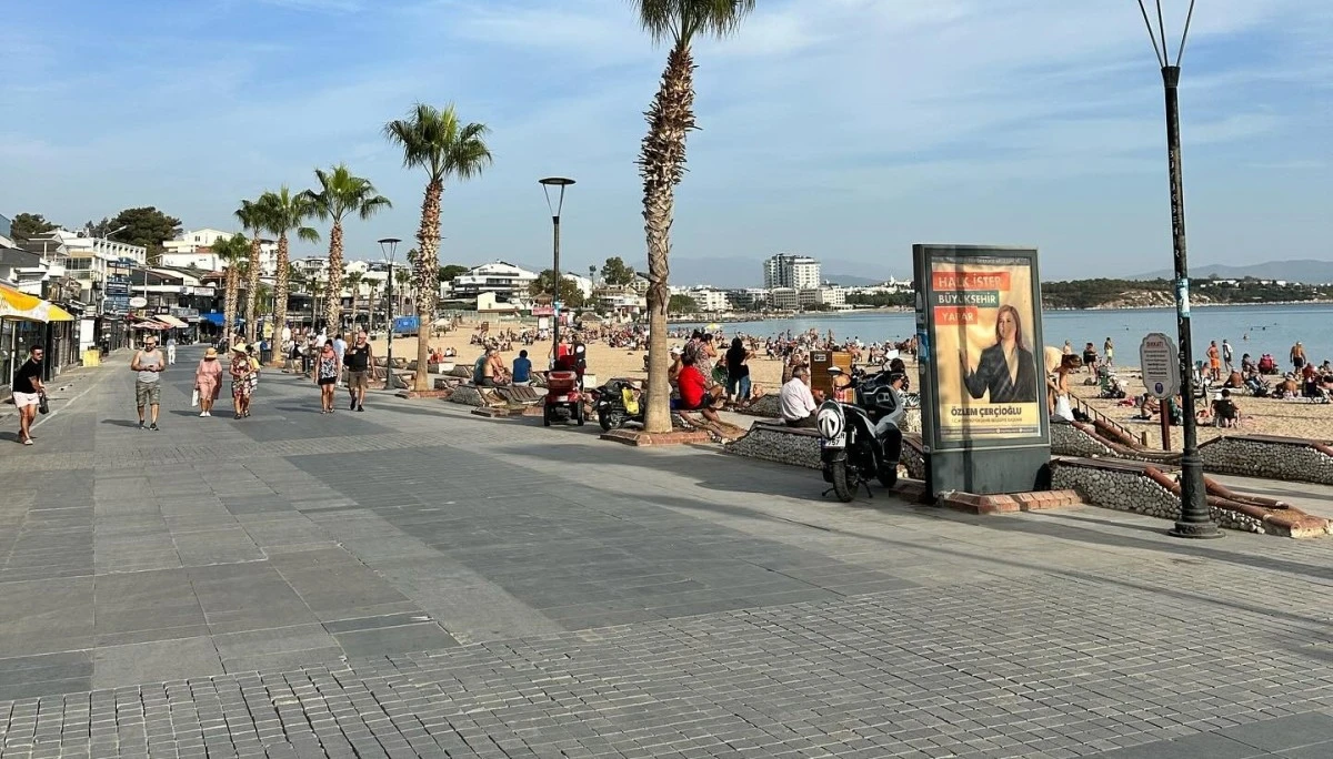 Didim'de Kasım ayında deniz keyfi