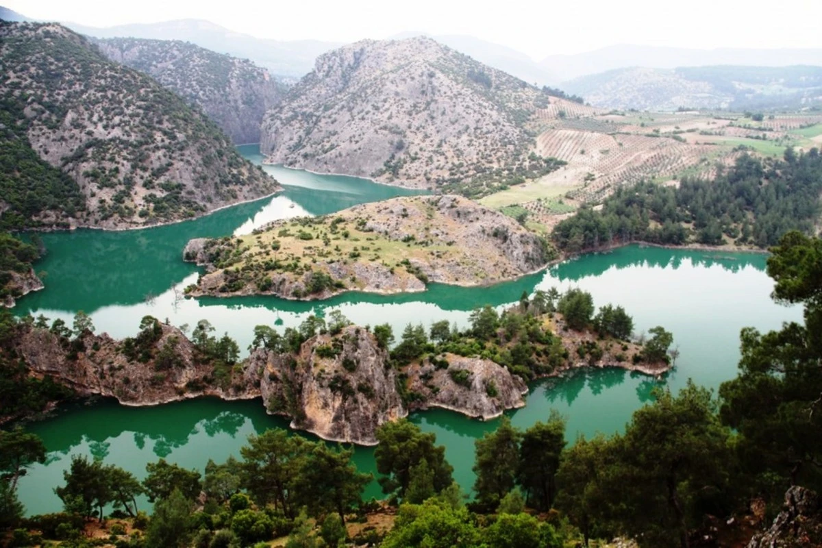 Doğal güzelliği ile dikkat çeken kanyon kurudu