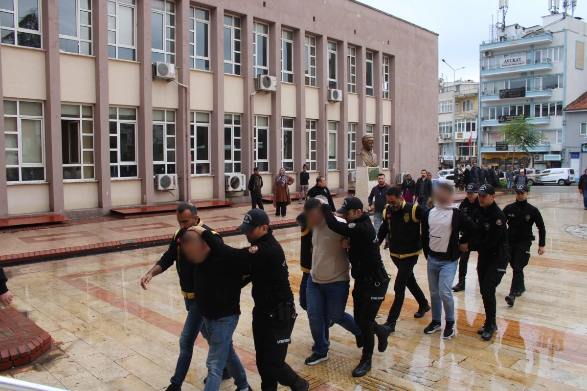 Silahlı saldırı olayında 5 şüpheli adliyeye sevk edildi
