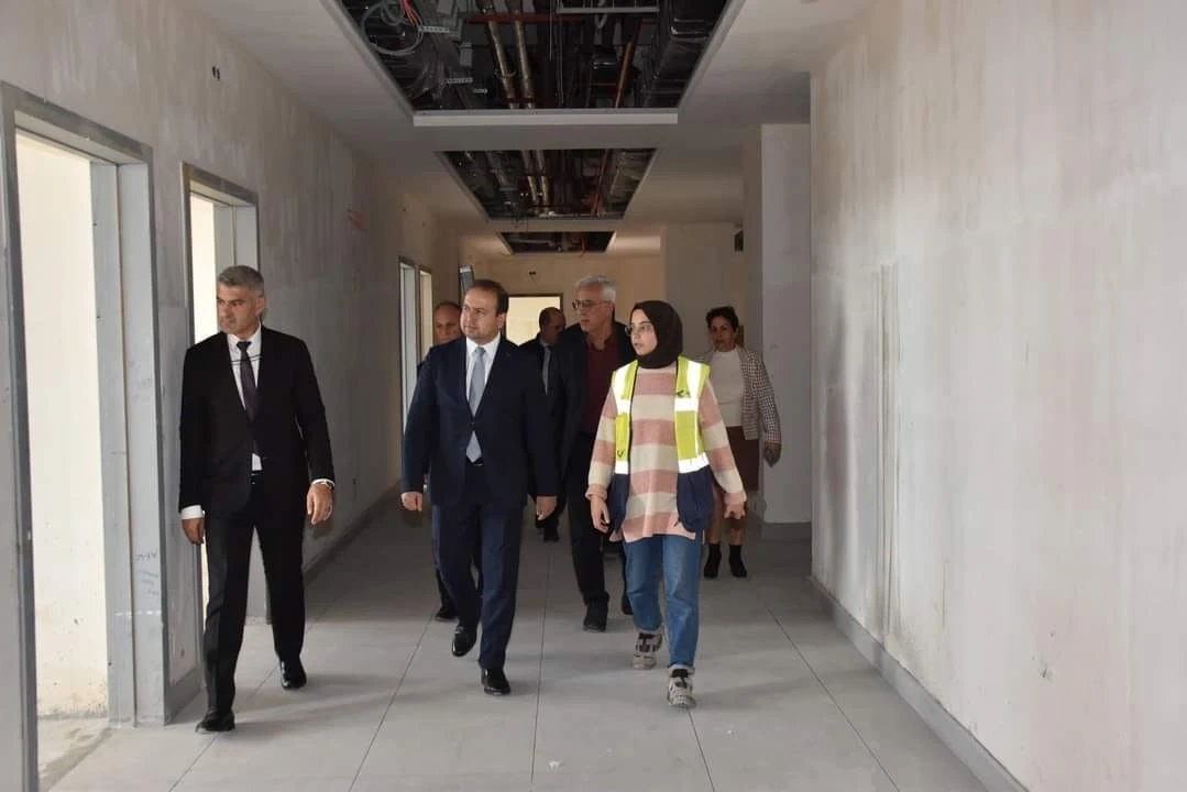 Aydın Şehir Hastanesi'nin inşaatı sürüyor