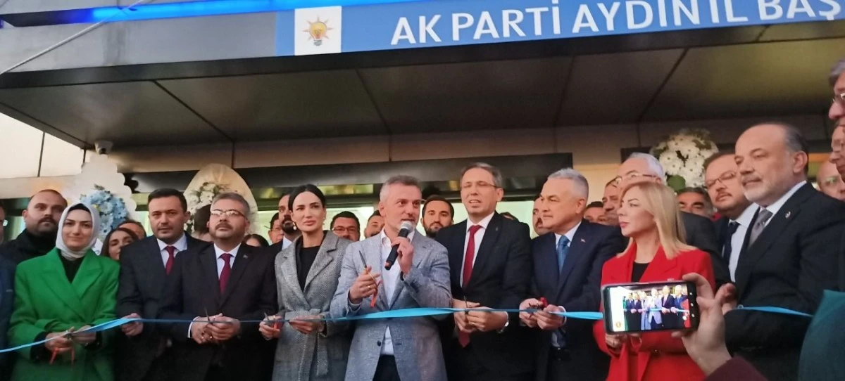 AK Parti Aydın'ın yeni il binası açıldı