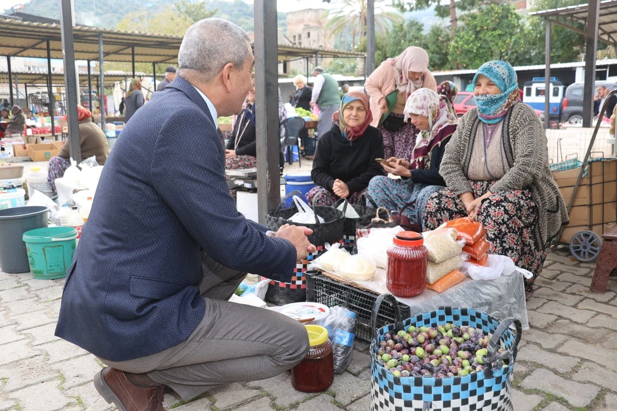 Başkan Kaplan üretici kadınlara köylü pazarı müjdesi verdi