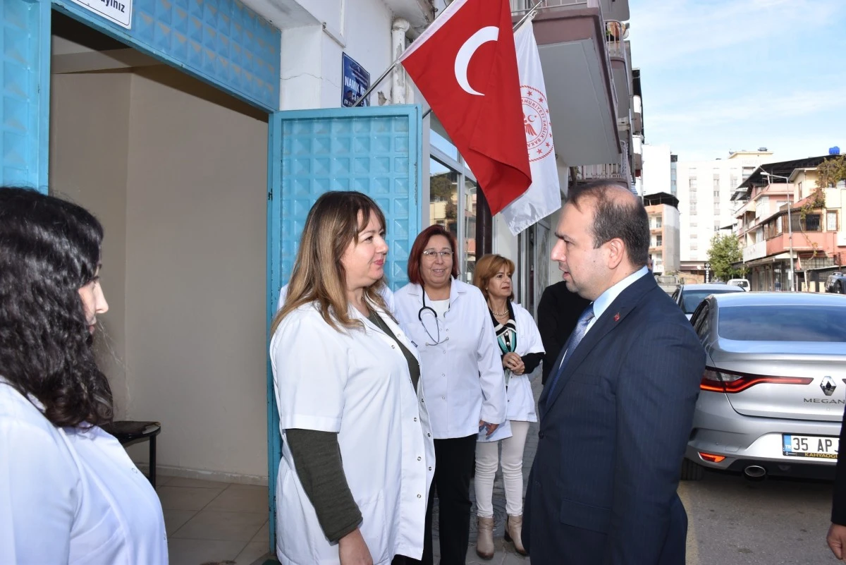 İl Sağlık Müdürü Şenkul, Umurlu’daki sağlık merkezlerinde incelemelerde bulundu