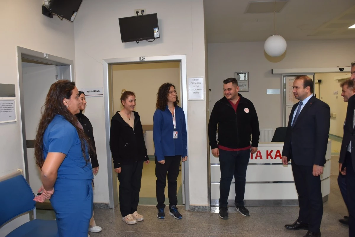 Müdür Şenkul, sağlık hizmetlerini yerinde inceledi
