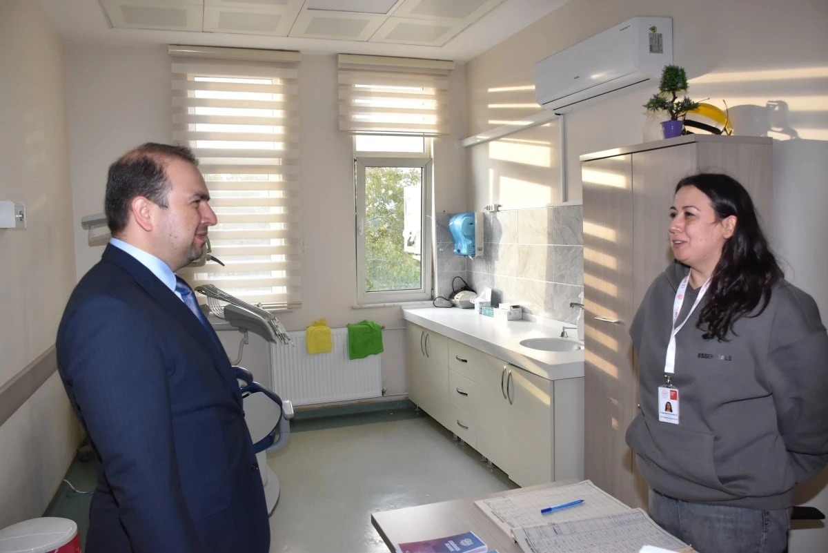 Müdür Şenkul, sağlık hizmetlerini yerinde inceledi