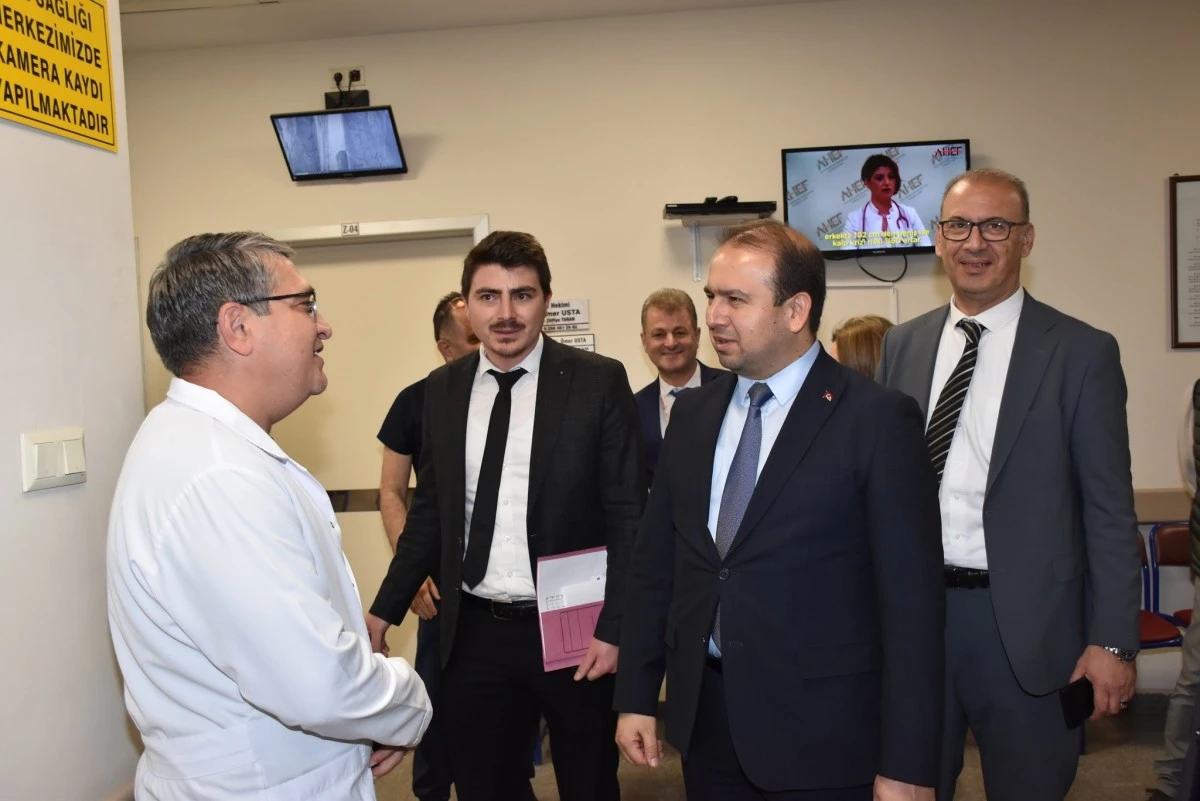 Müdür Şenkul, sağlık hizmetlerini yerinde inceledi
