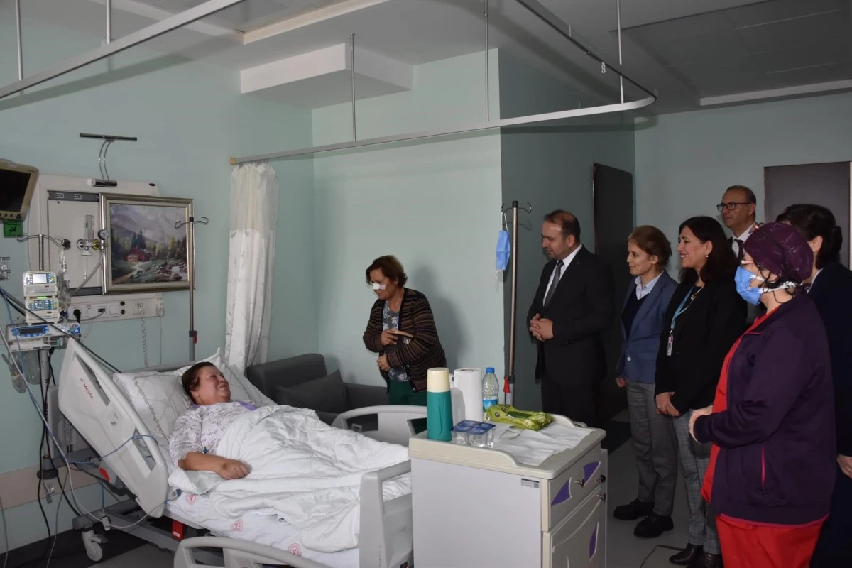 İl Sağlık Müdürü Şenkul Aydın Devlet Hastanesi'nde incelemelerde bulundu