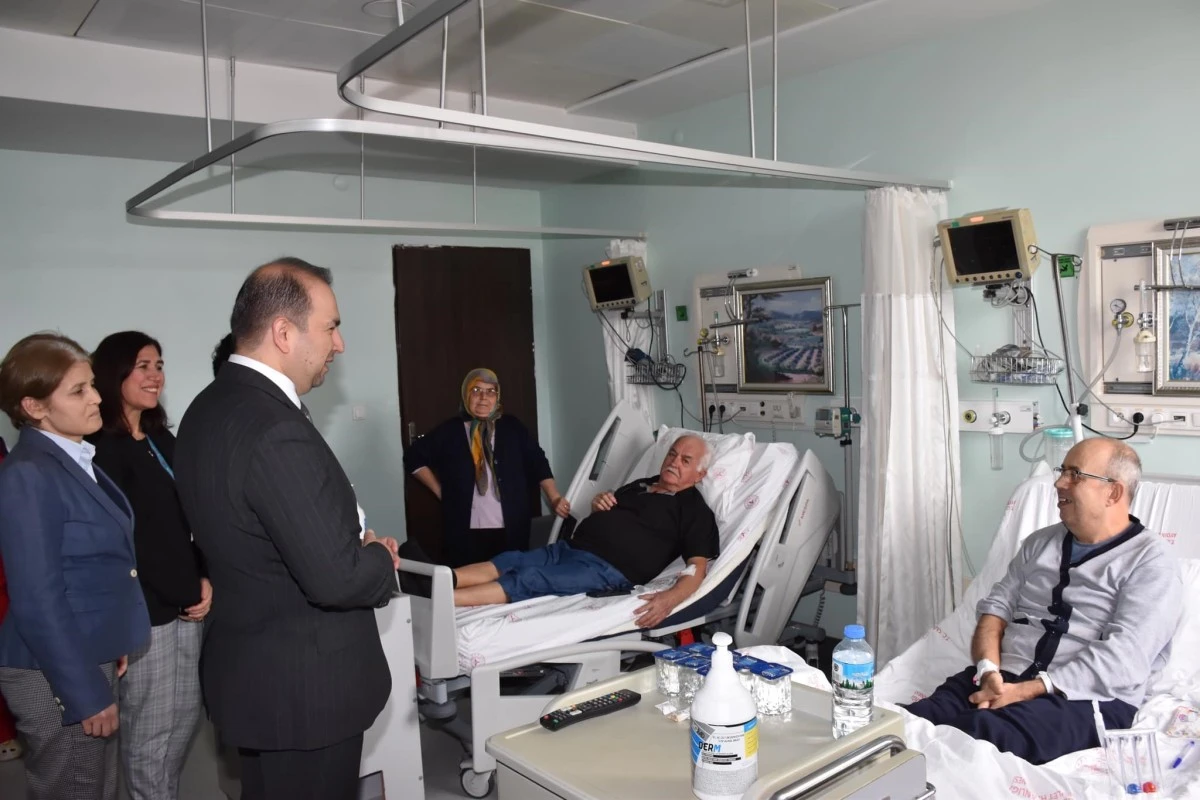 İl Sağlık Müdürü Şenkul Aydın Devlet Hastanesi'nde incelemelerde bulundu