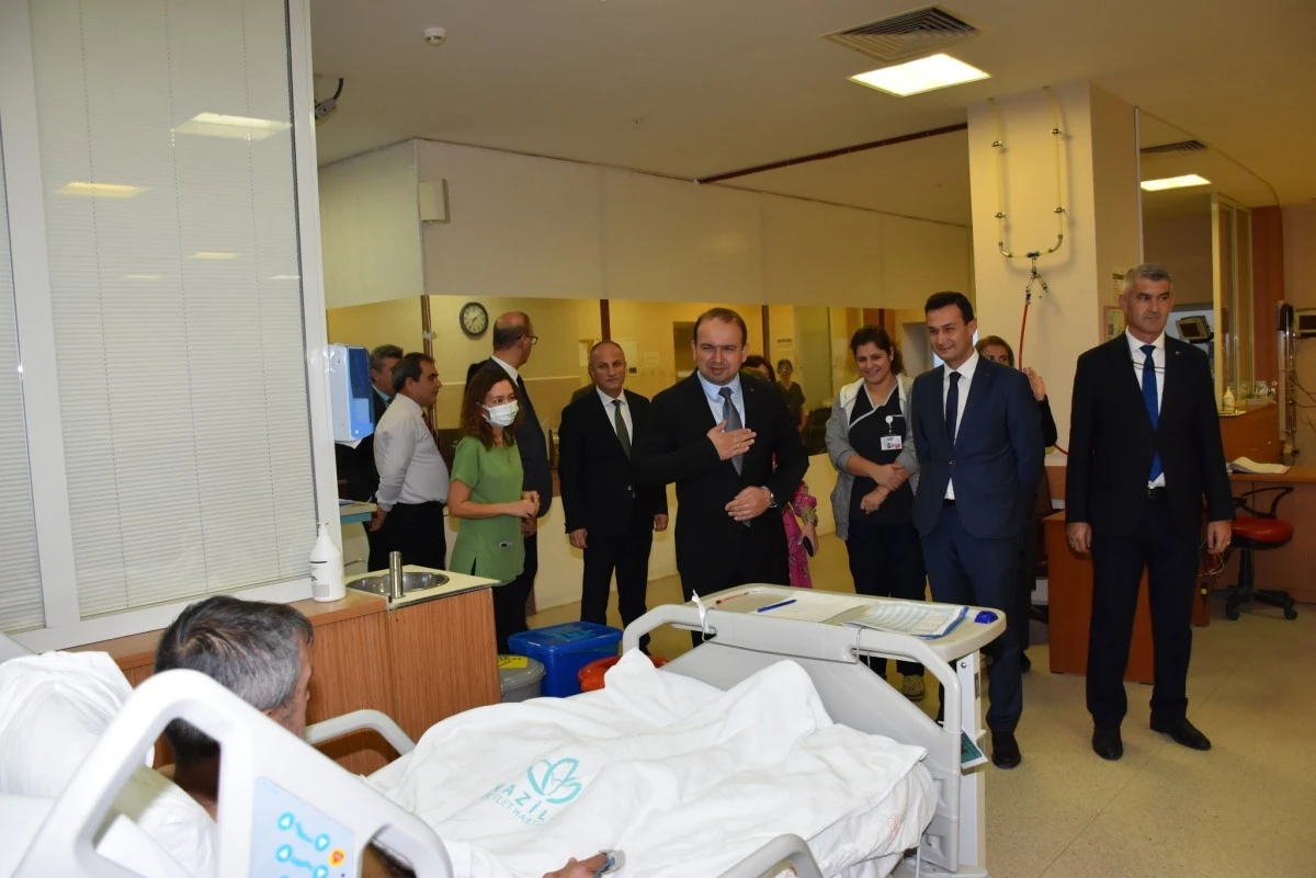 Müdür Şenkul, Nazilli Devlet Hastanesi’nde incelemelerde bulundu