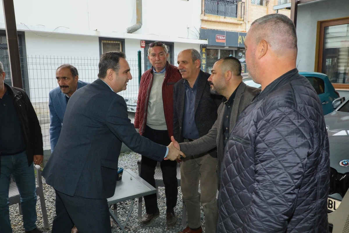 Akkentli, galerici esnaflarını ziyaret etti ve müjdeyi verdi