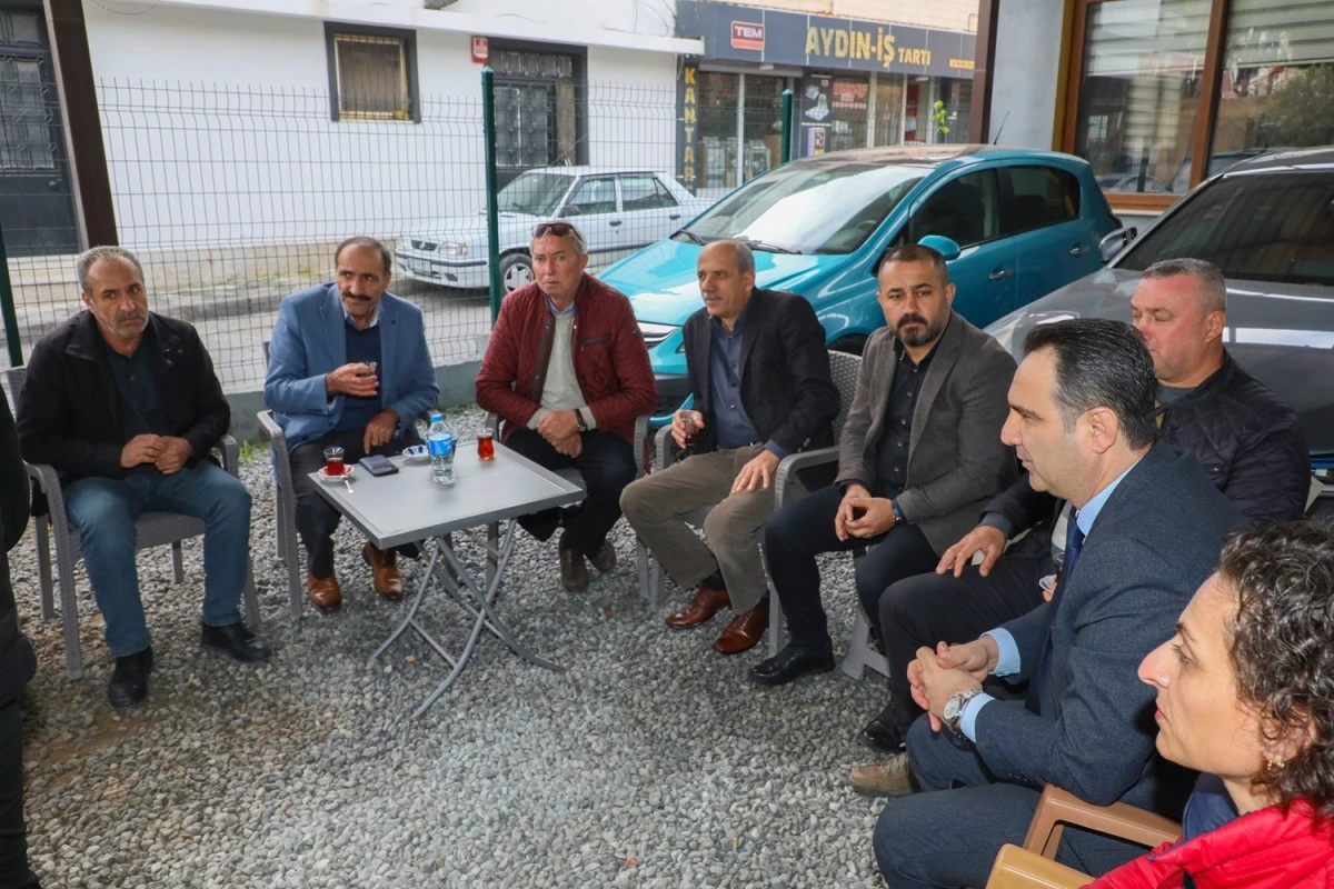 Akkentli, galerici esnaflarını ziyaret etti ve müjdeyi verdi