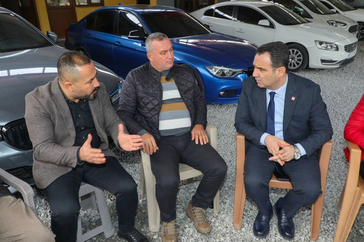 Akkentli, galerici esnaflarını ziyaret etti ve müjdeyi verdi