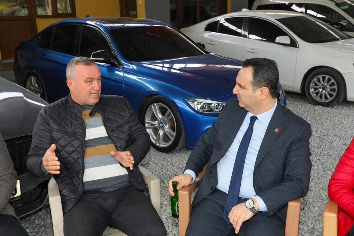 Akkentli, galerici esnaflarını ziyaret etti ve müjdeyi verdi