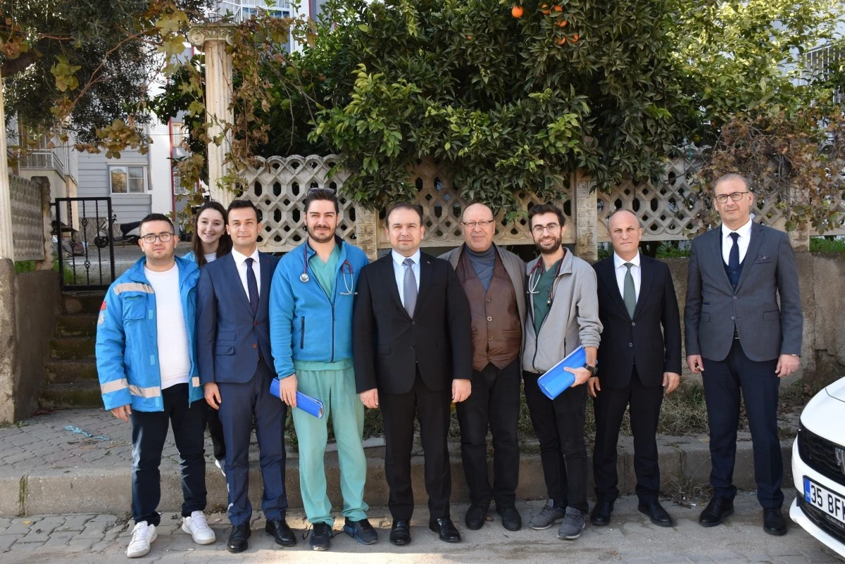 Sağlık Müdürü Şenkul, hastaları yalnız bırakmıyor