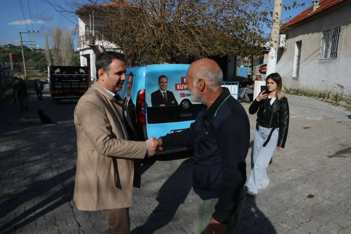 Akkentli, Çavdar Mahallesi'nde cuma namazı çıkışında bir proje açıkladı