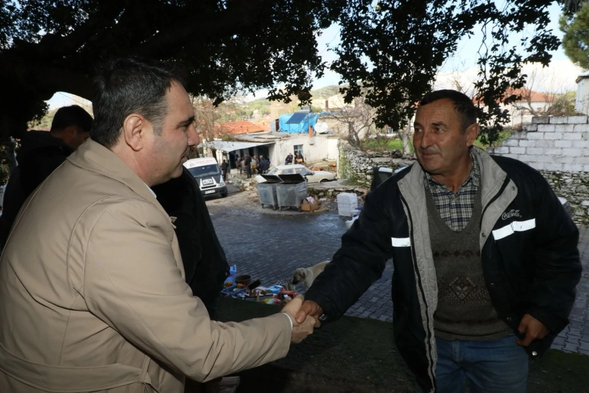 Akkentli, Çavdar Mahallesi'nde cuma namazı çıkışında bir proje açıkladı