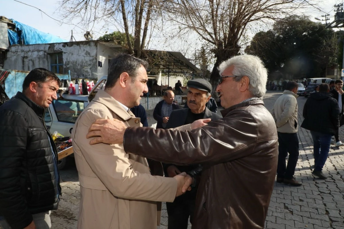Akkentli, Çavdar Mahallesi'nde cuma namazı çıkışında bir proje açıkladı