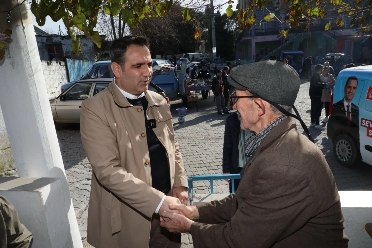 Akkentli, Çavdar Mahallesi'nde cuma namazı çıkışında bir proje açıkladı