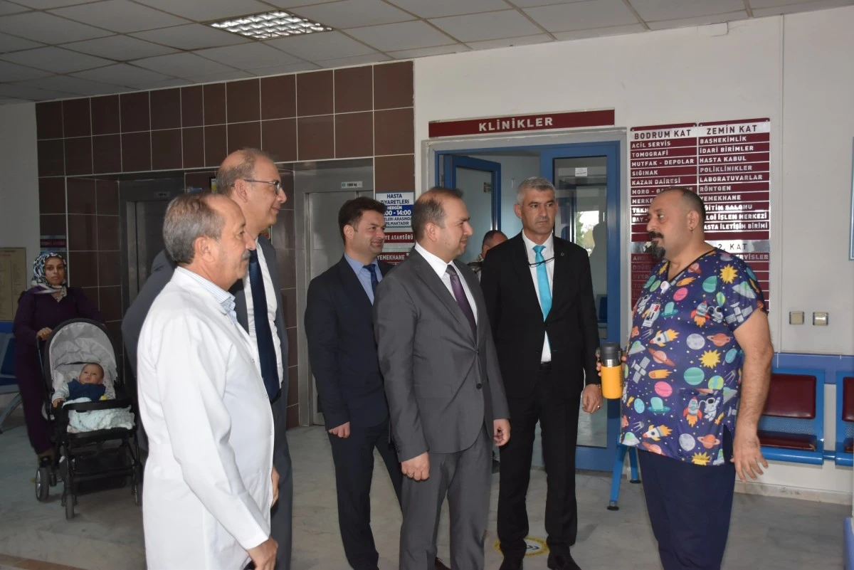 İl Sağlık Müdürü Şenkul Didim Devlet Hastanesi'nde incelemelerde bulundu
