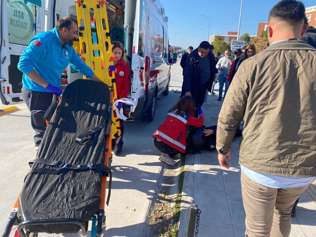 ADÜ merkez kampüste trafik kazası