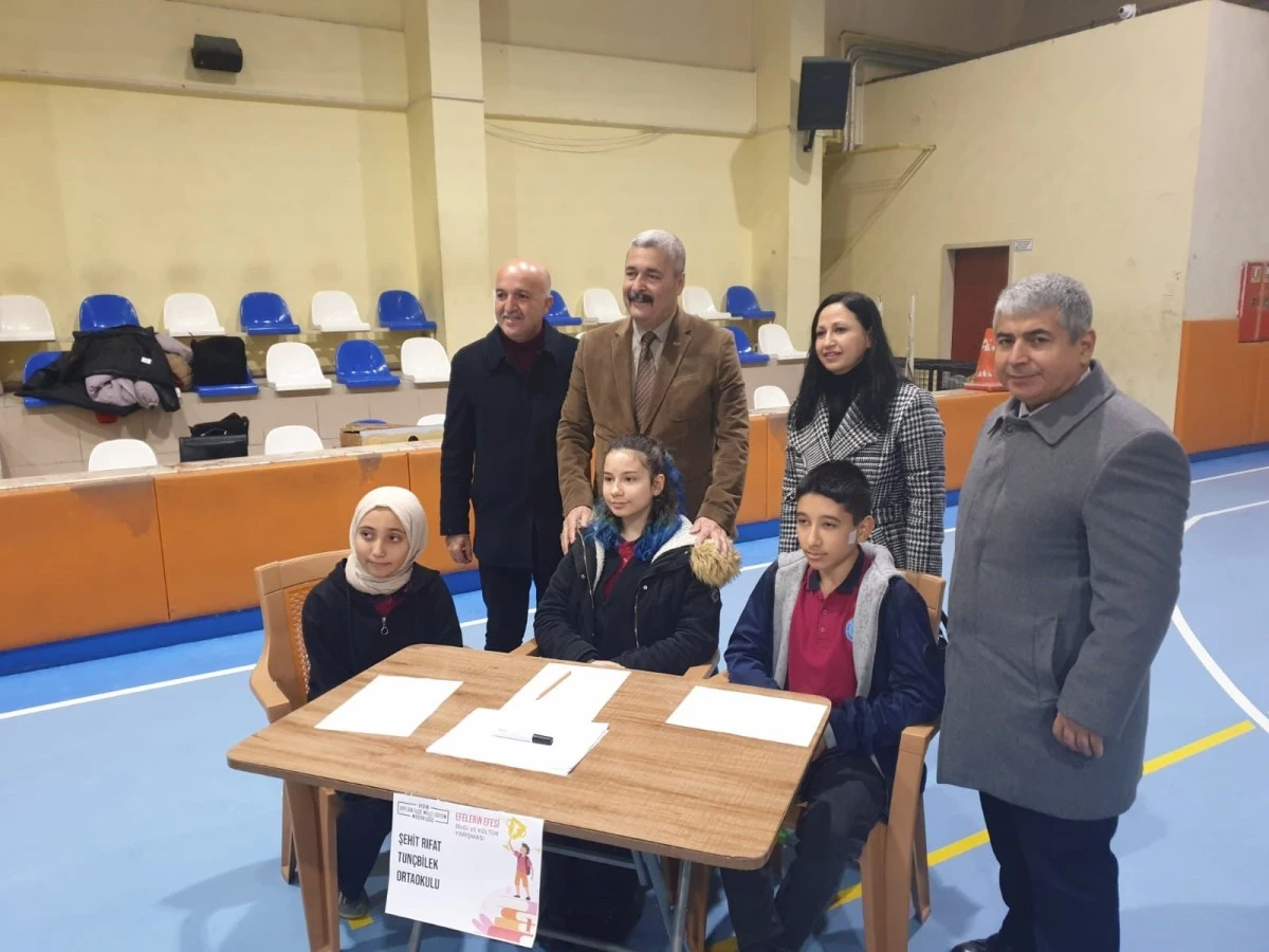 Öğrenciler bilgilerini konuşturdu