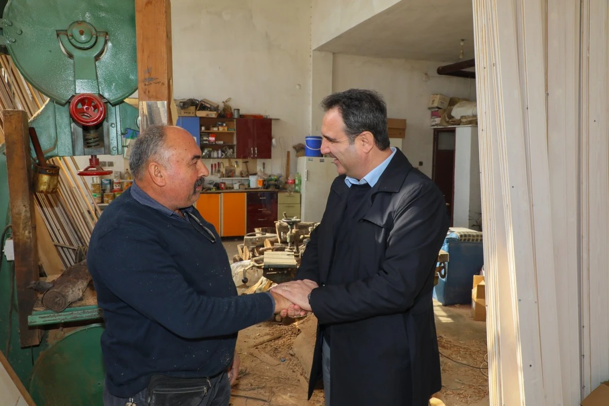 AKKENTLİ, GAYE SANAYİ SİTESİ ESNAFLARINI ZİYARET ETTİ