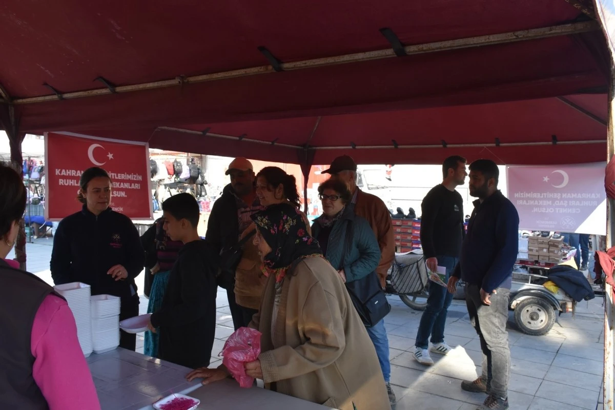 Germencik Belediyesi’nden şehitler için lokma hayrı