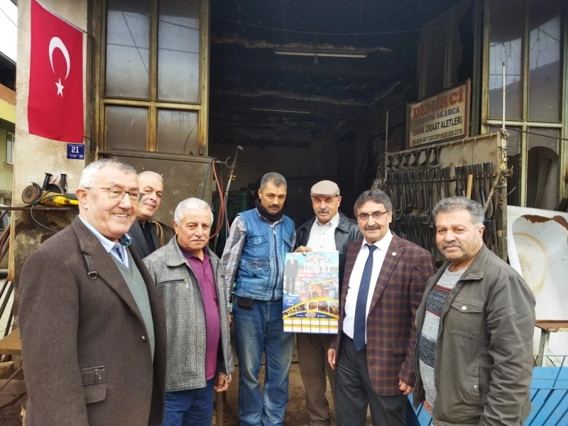 Zeki İnal, sanayi esnafını ziyaret etti
