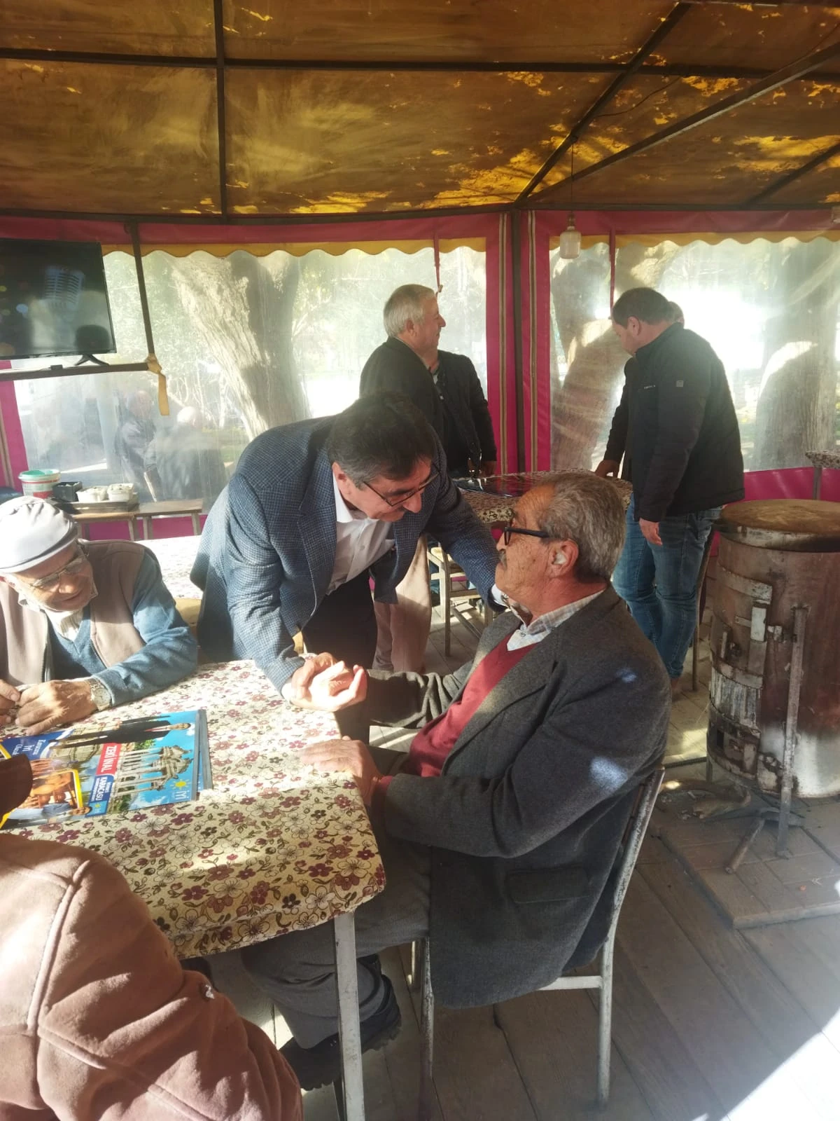 Karacasu İYİ Parti Belediye Başkan Adayı İnal'a esnaftan yoğun ilgi