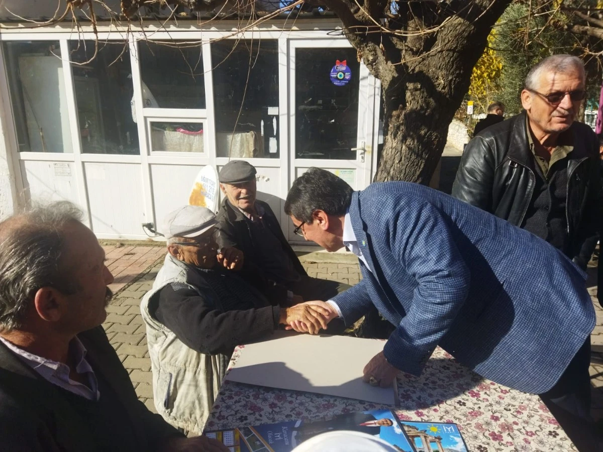 Karacasu İYİ Parti Belediye Başkan Adayı İnal'a esnaftan yoğun ilgi