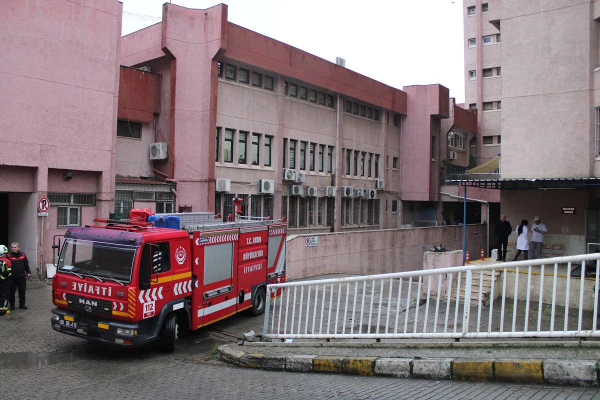 Aydın Devlet Hastanesi'nde yangın paniği