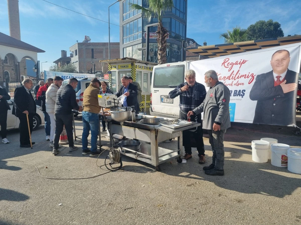 Yaşar Baş, lokma döktürdü