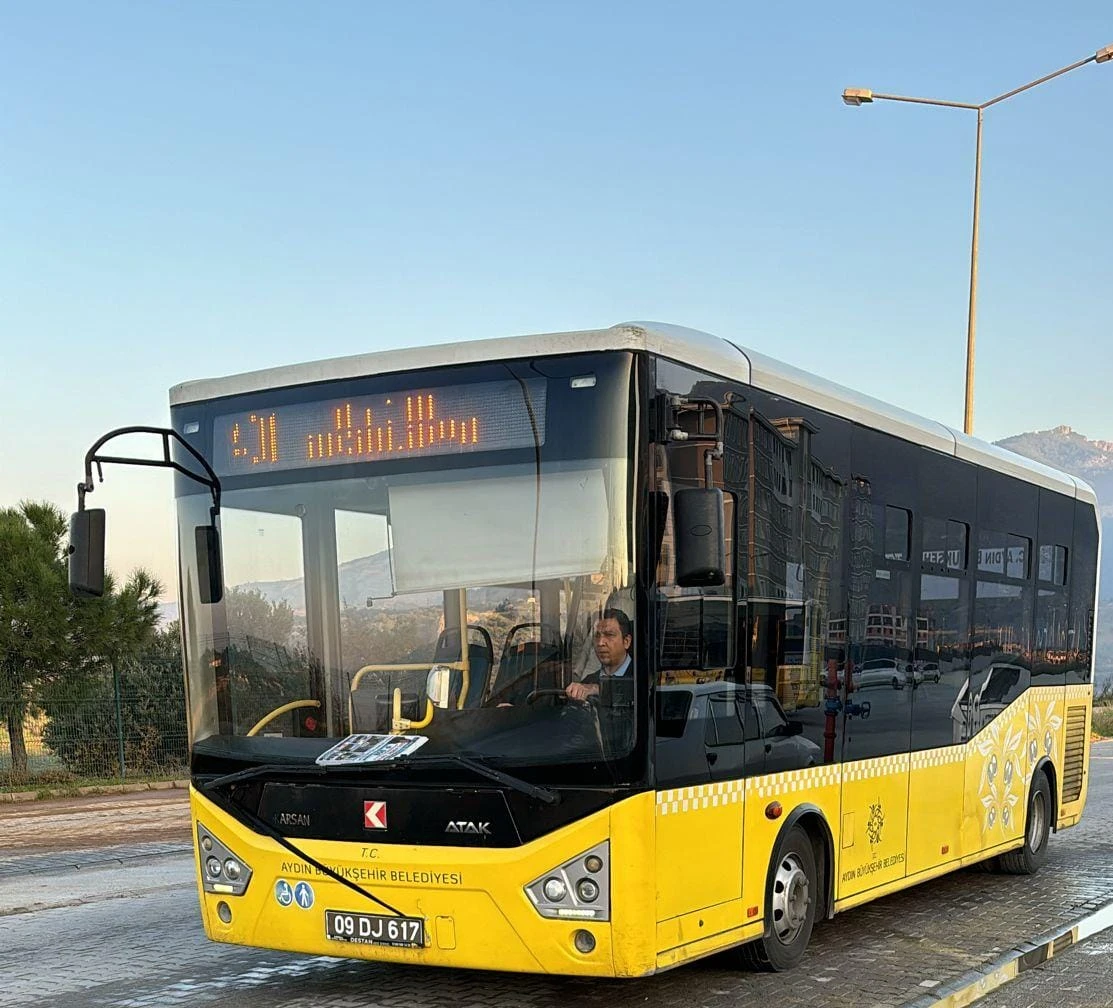 Aydın Büyükşehir Belediyesi toplu ulaşım araçlarına siyah kurdele astı