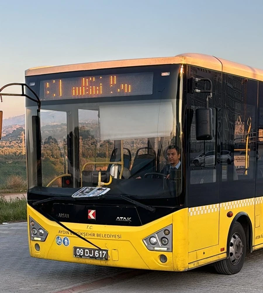 Aydın Büyükşehir Belediyesi toplu ulaşım araçlarına siyah kurdele astı