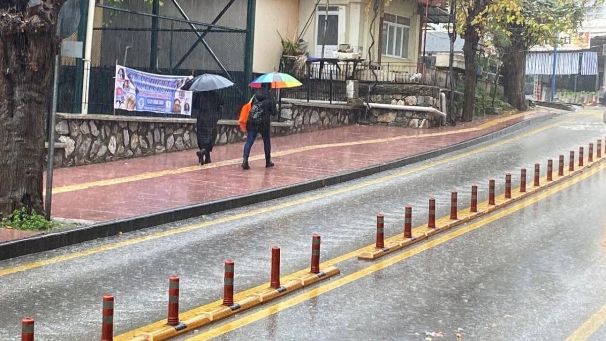 Aydın’da sağanak yağış etkili oldu