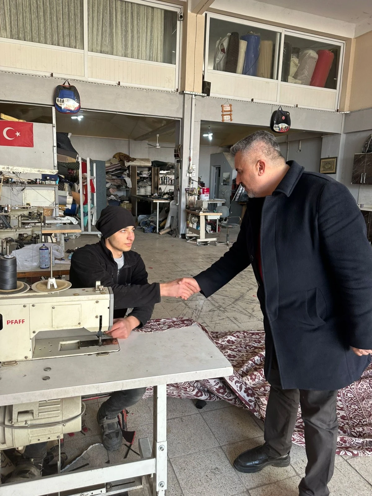 Osman Gökmen, sanayi esnafının dertlerini dinledi