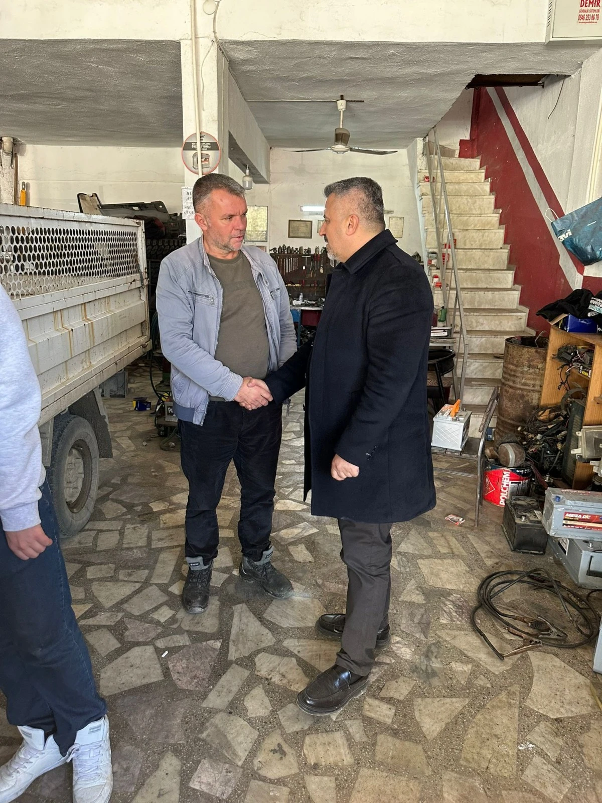 Osman Gökmen, sanayi esnafının dertlerini dinledi