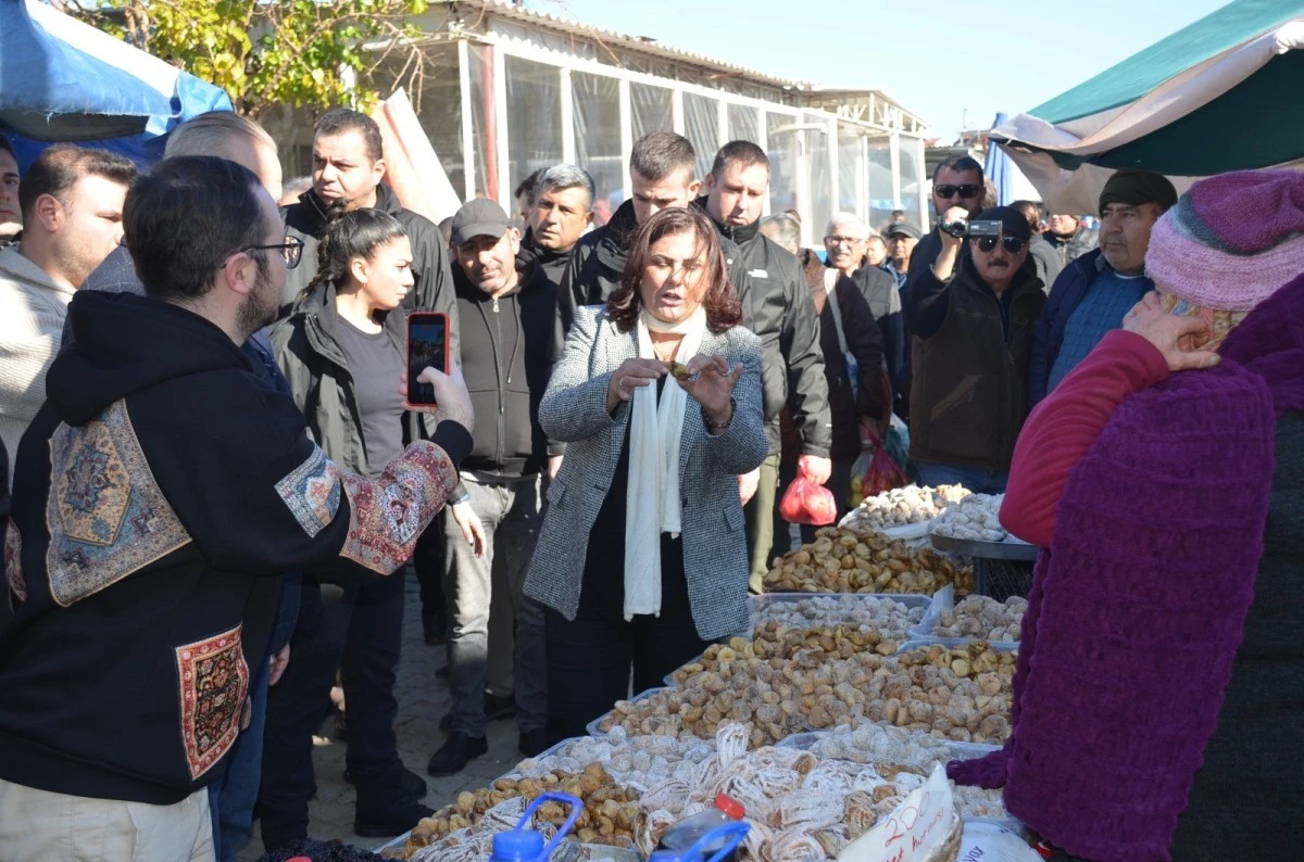 Başkan Çerçioğlu Didim pazarında vatandaşlarla buluştu
